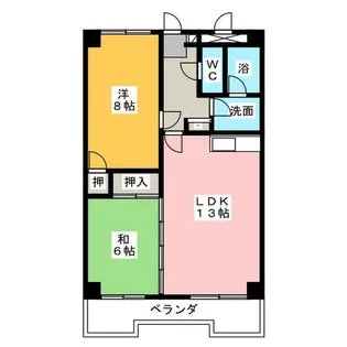 オーキッドマンション内幸【3階】の間取り