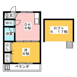 アクセスコートⅤ【2階】の間取り