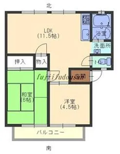 サンシティー【1階】の間取り
