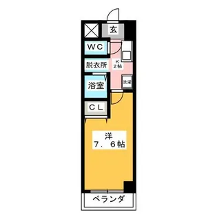 リアライズ黄金【7階】の間取り