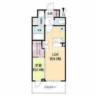セレニテ谷町四丁目アリエ【3階】の間取り