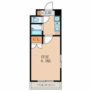 クリムゾン博多【1010号室】の間取り