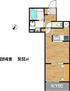 KH箱崎東【2階】の間取り