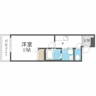フジパレス西住之江ウエスト【1階】の間取り