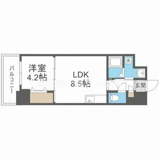 グランパシフィック帝塚山innovation【10階】の間取り