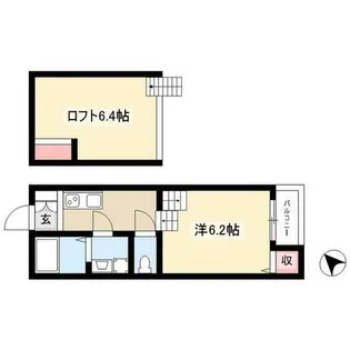 Verde新守西【1階】の間取り