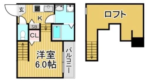 フォラートル【1階】の間取り