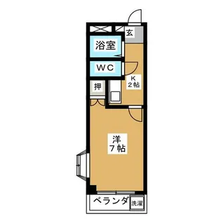 ジョイナス岩ヶ根【1階】の間取り