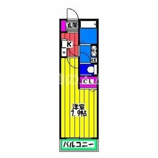 レカーレ・ヒュース【203号室】の間取り
