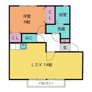 グランコート【2階】の間取り