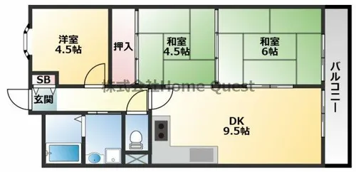 ロイヤル俊徳【2階】の間取り