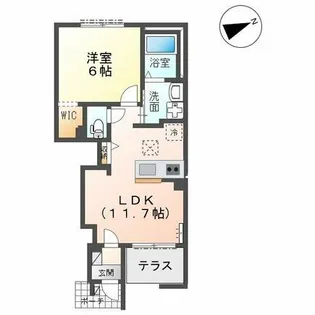 ジェミニB【1階】の間取り