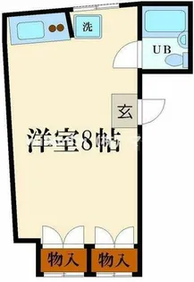 オズレジデンス難波南【6階】の間取り