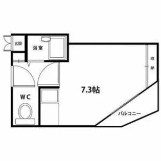 ラピュタ牧野阪【4階】の間取り