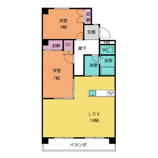 CASA GRANDE【2階】の間取り