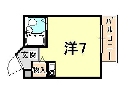 ダイドーメゾン西宮北口10【3階】の間取り