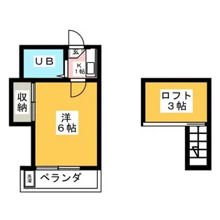フローラ鳴海【1階】の間取り