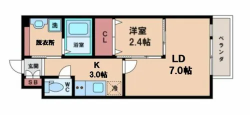 M’s Soleil【1階】の間取り