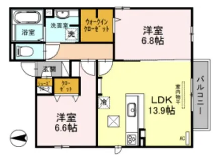 Maison こまくさ【1階】の間取り