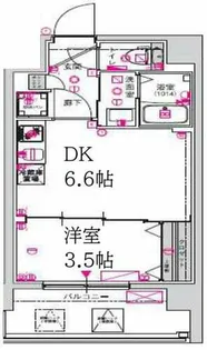 CREST TAPP 天王寺EAST【3階】の間取り