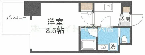 コンフォリア・リヴ大阪本町【12階】の間取り