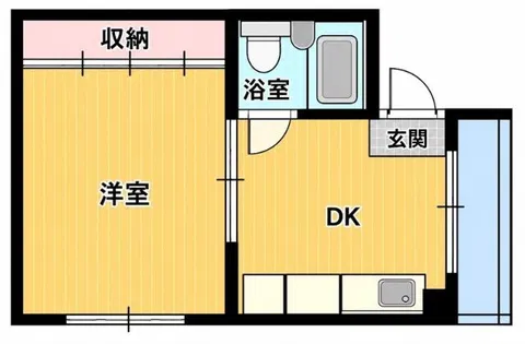 マンション君【2階】の間取り