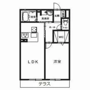 シャーメゾン千鳥【1階】の間取り