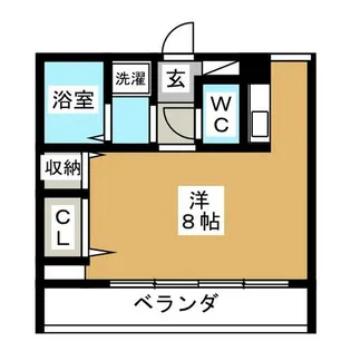 シャンブル村瀬【2階】の間取り