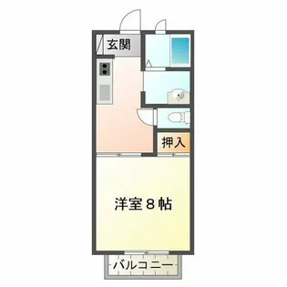 イルポンテ学が丘【2階】の間取り