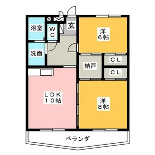 柿乃木坂2nd【4階】の間取り