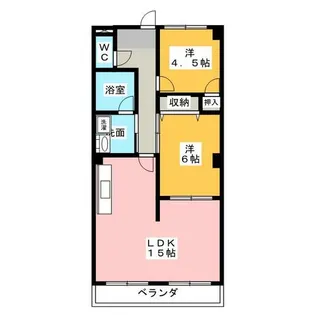 グレース鶴見三番館【1階】の間取り