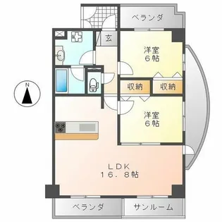 フォルムGP【4階】の間取り