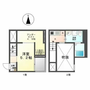 セストチッタ六番町(セストチッタロクバンチョウ【2階】の間取り