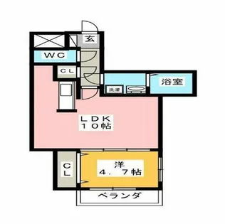 メゾンクラッセ日赤通り【3階】の間取り