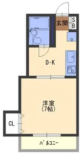 タウンプラザ東【3階】の間取り