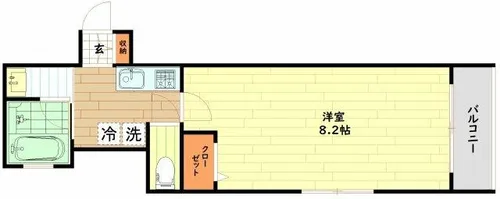 ル・プルミエ・シャピトゥル福島【11階】の間取り
