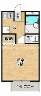 メゾングラスインワン【2階】の間取り
