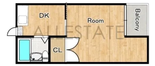 エスポワール城東【4階】の間取り