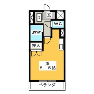 リバーサイド司【3階】の間取り