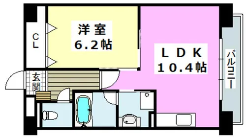 サクシード胤【4階】の間取り