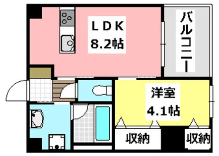 コルテ・ビラージュ【5階】の間取り