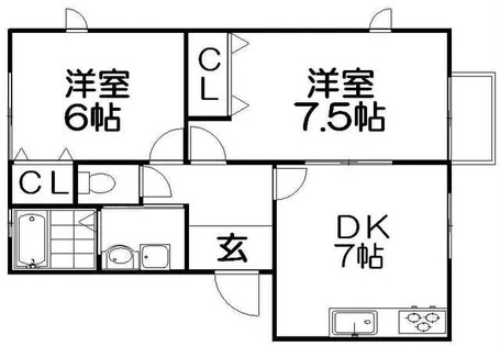 コンフォート【2階】の間取り