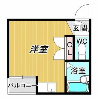 第六大朋マンション【1階】の間取り