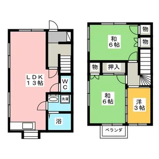 ホームタウン【1階】の間取り