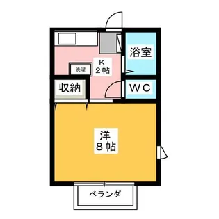 サンガーデン猪高台【2階】の間取り