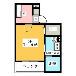 Monstera野並【1階】の間取り