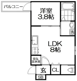 F asecia Magnolia【2階】の間取り