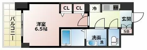 S-RESIDENCE新大阪Rish【4階】の間取り