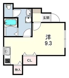 アリビア山手【1階】の間取り