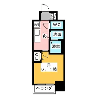 愛知県名古屋市千種区今池5丁目【マンション】の間取り